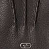 Gucci Exposedstitch Leather Gloves in Brown for Men - Lyst