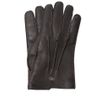 Gucci Exposedstitch Leather Gloves in Brown for Men - Lyst