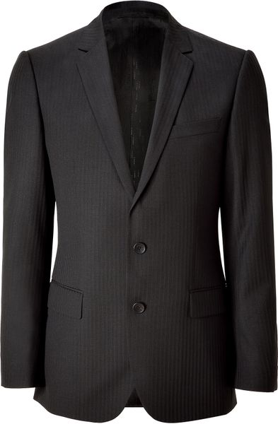 Hugo Black Striped Amaroheise Blazer in Black for Men - Lyst
