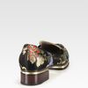 Jason Wu Brocade and Metallic Leather Stacked Loafers in Black - Lyst