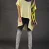 Label Lab Oversized Sheer Blouse in Yellow - Lyst