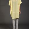 Label Lab Oversized Sheer Blouse in Yellow - Lyst