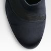 Oscar De La Renta Satin and Mesh Bow Ankle Boots in Black - Lyst