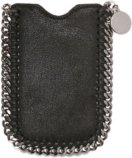 Stella Mccartney Shaggy Faux Deer I Phone Case in Black - Lyst