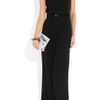 Acne Oxide Metallic Crinkledleather Pouch in Silver - Lyst