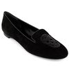 Alexander Mcqueen Daim Skull Loafer in Black - Lyst
