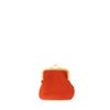 American Apparel Leather Frame Purse in Orange - Lyst