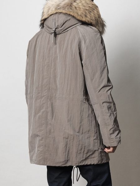 burberry down parka men's