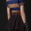 Burberry Prorsum Striped Cotton Tshirt in Blue (regency blue) - Lyst