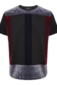 Christopher Kane Flock Panel T Shirt Black - Lyst