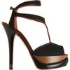 Fendi Tstrap Platform Sandal in Black (anthracite) - Lyst