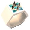 Holly Fulton Resin 4 Stud Bracelet White in White - Lyst