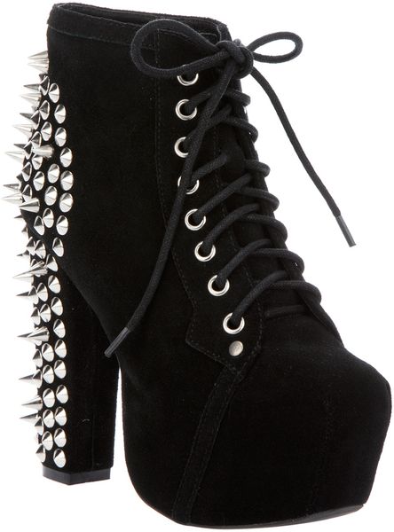 Jeffrey Campbell Spike Ankle Boot in Black - Lyst