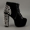 Jeffrey Campbell Spike Ankle Boot in Black - Lyst