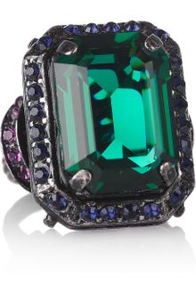 Lanvin Tutti Frutti Swarovski Crystal Ring - Lyst