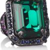 Lanvin Tutti Frutti Swarovski Crystal Ring in Silver - Lyst