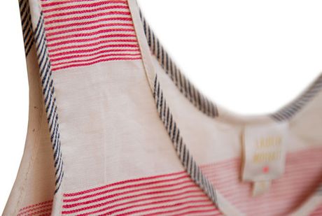 Lauren Moffatt Truckin Tank in White (red) - Lyst