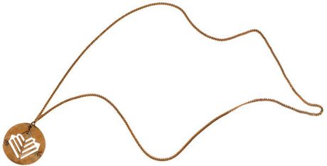Metalepsis Projects Monolith Pendant Necklace in Gold (bronze) - Lyst