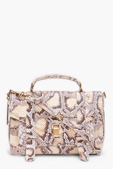 Proenza Schouler Ps1 Medium Python Satchel - Lyst