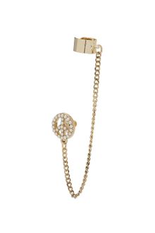 Topshop Pearl Peace Ear Cuff - Lyst