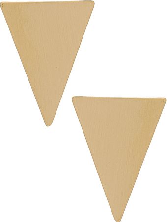 Topshop Triangle Studs - Lyst