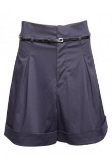 Y-3 Twill Short Navy - Lyst