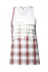Y-3 Tartan Print Vest White