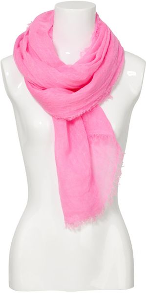 Zara Rustic Linen Scarf - Lyst
