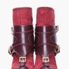 Alexander Mcqueen Oxblood Stirrup Buckle Boot in Red (oxblood) - Lyst