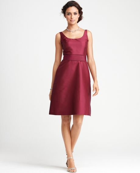 scarlet red bridesmaid