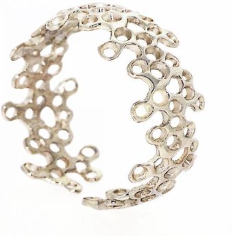 Arosha Luigi Taglia Lace Adjustable Ring in 14k White Gold - Lyst