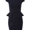 Ax Paris Ax Paris Peplum Cap Sleeve Dress in Black (navy) - Lyst