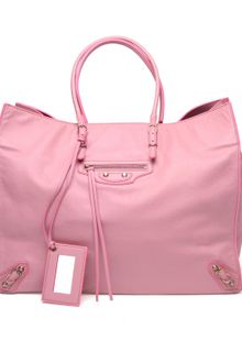 Balenciaga Papier Leather Tote Bag - Lyst