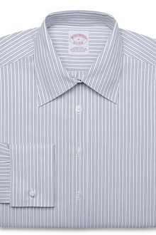 Brooks Brothers Noniron Classic Fit Multi Stripe Dress Shirt Withfrench Cuffs and Xla - Lyst