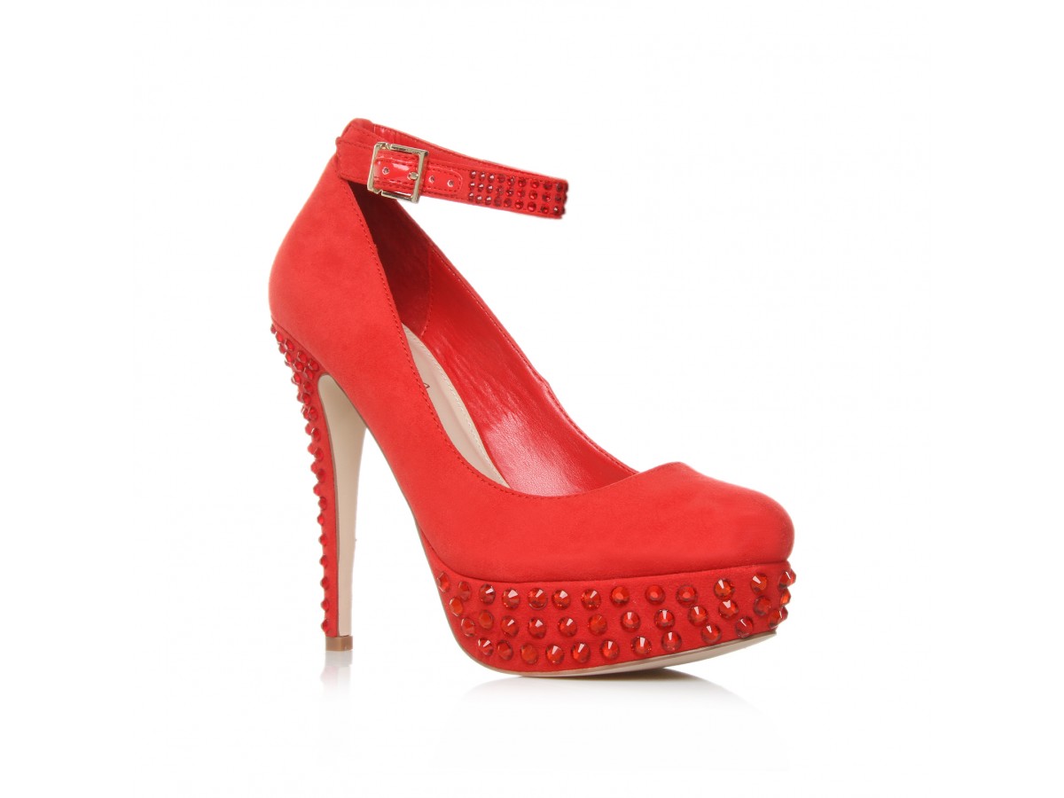 carvela red handbag