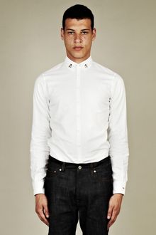 DSquared2 Dsquared2 Mens Bird Pin Collar Oxford Shirt - Lyst