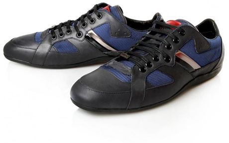 hugo boss navy blue sneakers