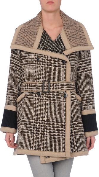 Missoni Short Coat in Beige - Lyst