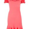 Alexander Mcqueen Peplum Dress in Orange - Lyst