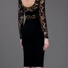 Emilio Pucci Lace Panel Dress in Black - Lyst