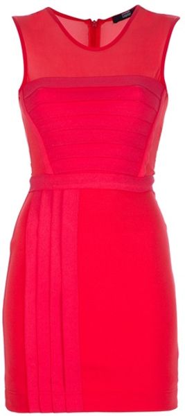 Markus Lupfer Irena Dress in Red - Lyst