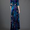 Matthew Williamson Patterned Maxi Dress in Blue - Lyst