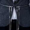 Mcq By Alexander Mcqueen Zip and Chain Belt Blazer in Black - Lyst