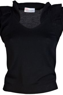 RED Valentino Ruffle Top - Lyst