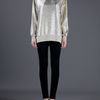 Stella Mccartney Metallic Sweater in Silver (champagne) - Lyst
