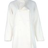 Valentino Wool Blend Coat in White - Lyst