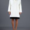 Valentino Wool Blend Coat in White - Lyst