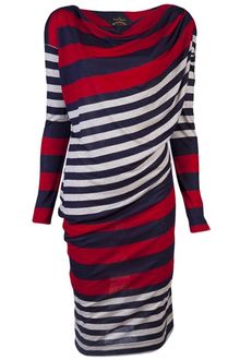 Vivienne Westwood Anglomania Toga Drape Dress - Lyst