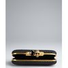Alexander Mcqueen Black Beaded Leather Knucklebox Clutch in Black - Lyst