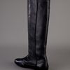 Alexander Mcqueen Knee Length Boot in Black - Lyst